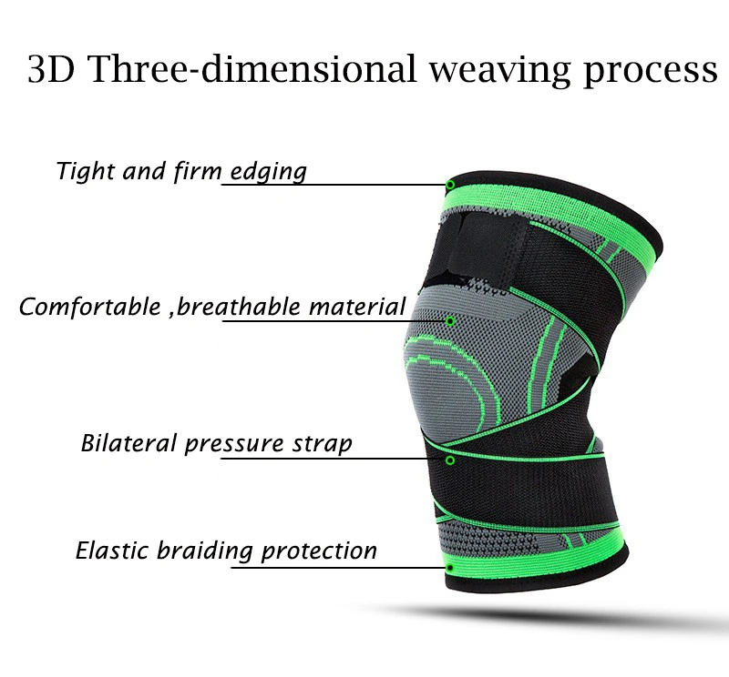 1PCS Adjustable Sports Knee Pad Knee Pain Relief Patella Stabilizer Brace Support for Hiking Soccer Basketball Running Sport