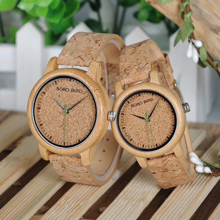 Cork Watch for Couples and Lovers