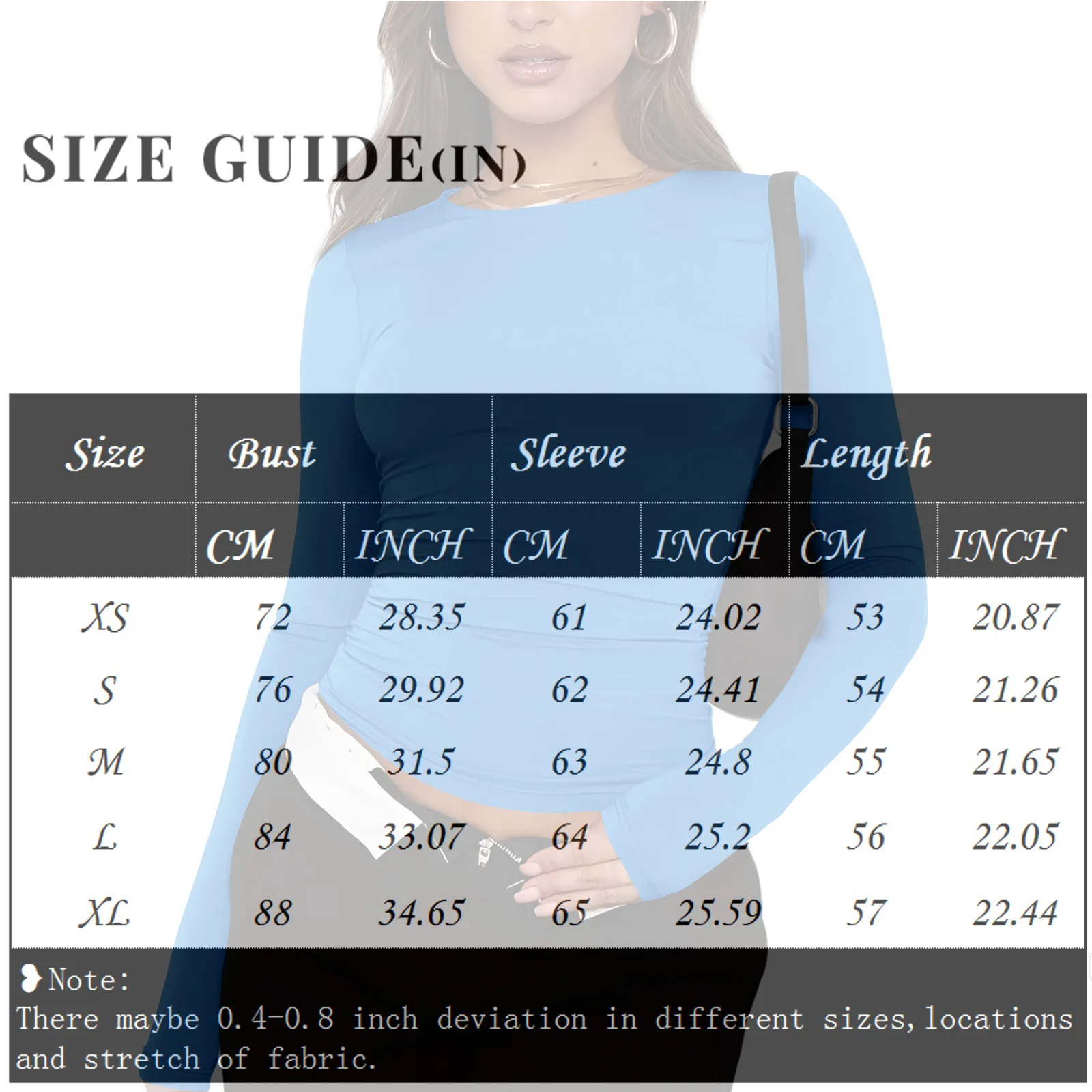 Women's Fashion Solid Color Round Neck Long Sleeve T-Shirt Top Tops for Women Womens Tops and Blouses 2024 Dressy Tops for Women