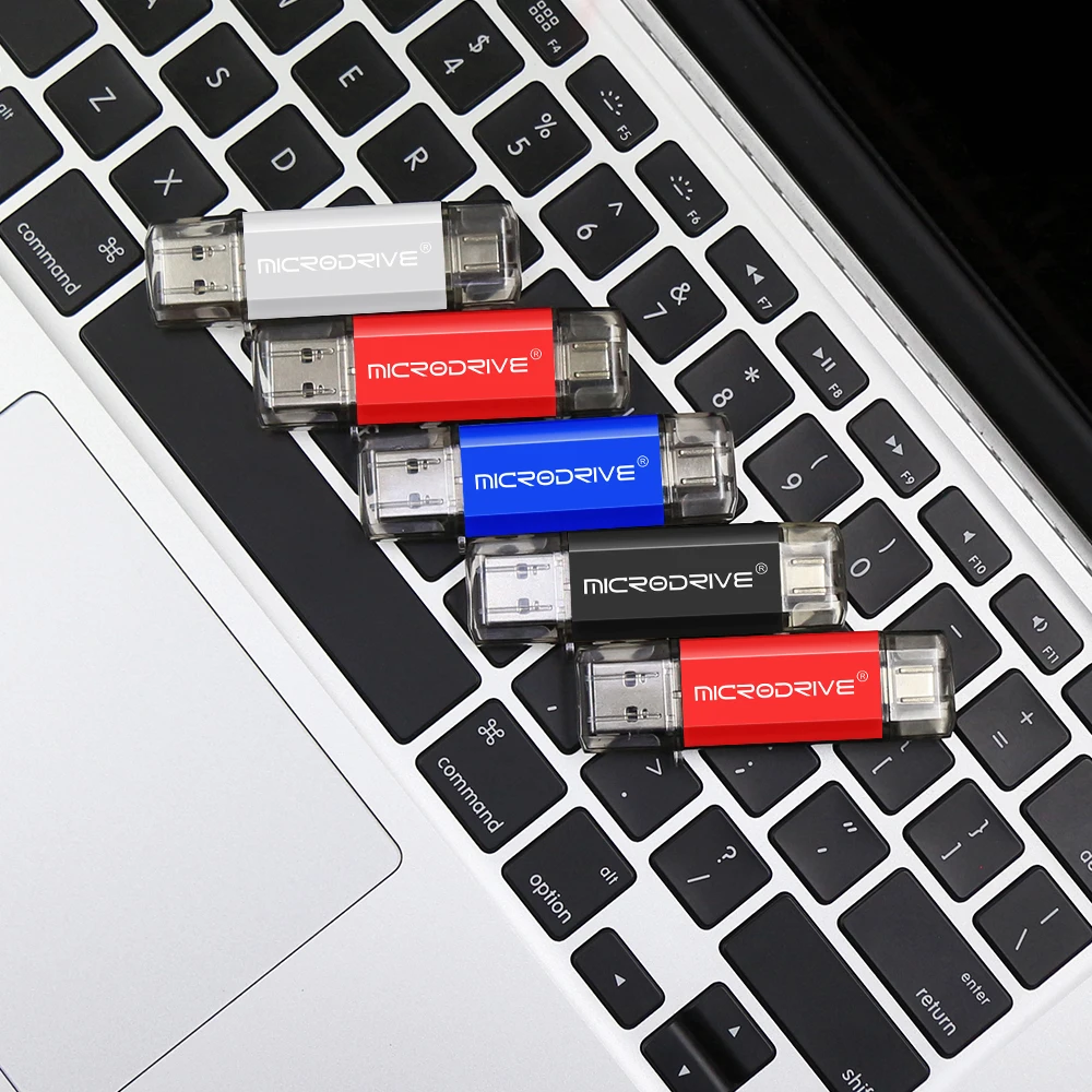 Type C USB Flash Drive OTG 2 IN 1 USB 2.0 Micro USB Pen Drive 128GB 64GB 32GB 16GB 8GB 4GB Pendrive Flash Drive