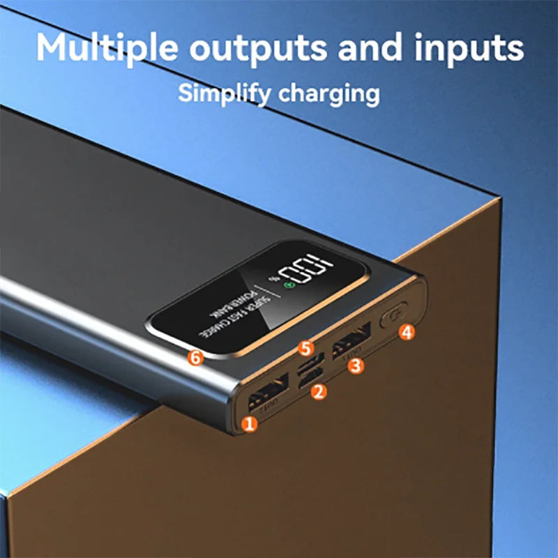 Xiaomi 200000mAh Power Bank 120W Super Fast Charger Large Capacity Mobile Power Portable External Battery for iPhone Samsung New