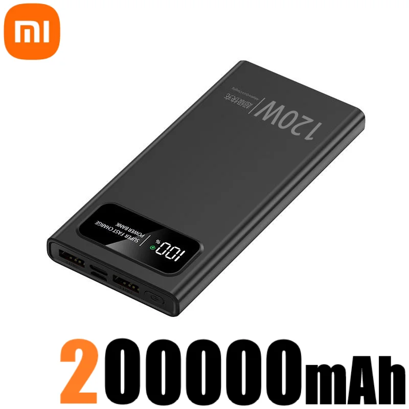 Black 200000mAh