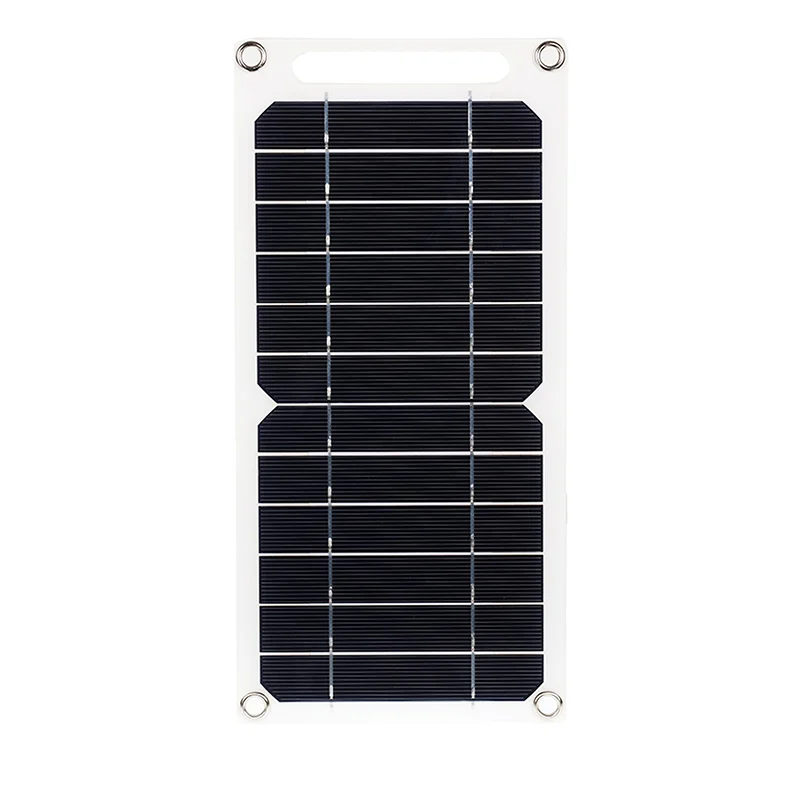 30W Solar Panel With USB Waterproof Outdoor Hiking And Camping Portable Battery Mobile Phone Charging Bank Charging Panel 6.8V