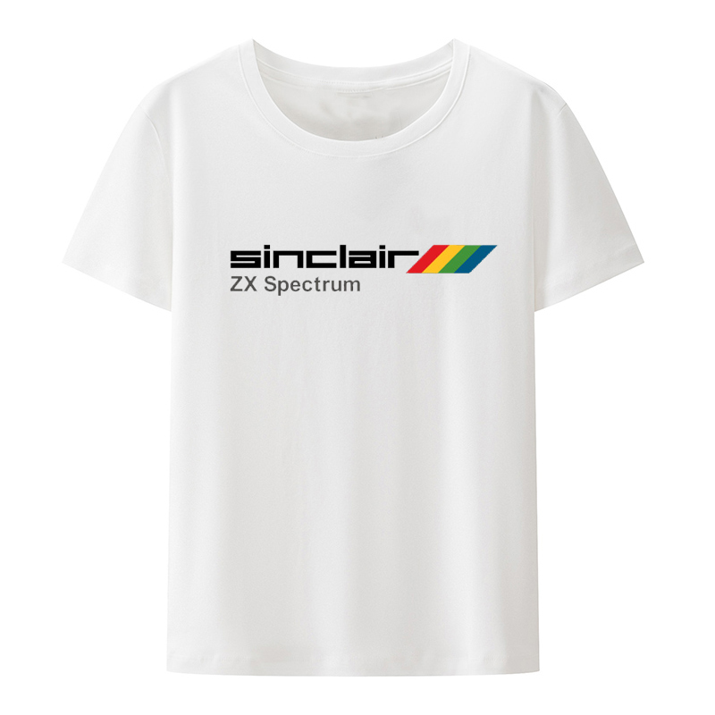 Zx Spectrum Graphic Tee Personality Inspired Men O-neck T-Shirt Creative Comfortable Blouse Tops Camisetas Casual Loose Style