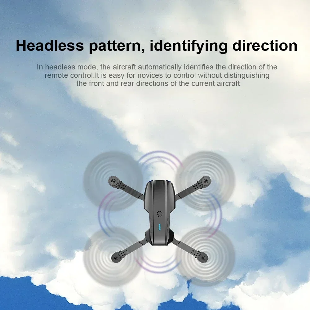 New E99Pro RC Drone 4K Professinal With Wide Angle Dual HD Camera Foldable RC Helicopter 5G WIFI FPV Height Hold Apron Sell