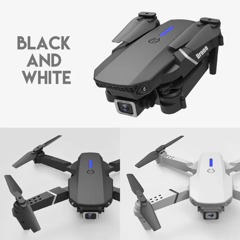 Xiaomi E88Pro RC Drone 4K Professinal With 1080P Wide Angle HD Camera Foldable Helicopter WIFI FPV Height Hold Gift Toy 2024