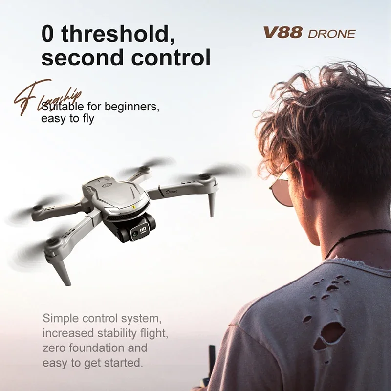 Xiaomi Mijia V88 Drone 8K Professional HD Dual Camera 5G GPS Obstacle Avoidance Photography Optical Flow Foldable Toy UAV