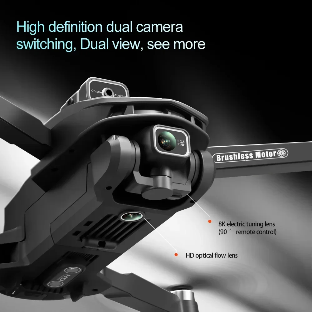 For Xiaomi V168 Drone 8K 5G GPS Professional HD Aerial Photography Dual-Camera Omnidirectional Obstacle Avoidance Drone Original