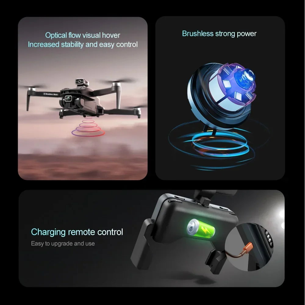 For Xiaomi V168 Drone 8K 5G GPS Professional HD Aerial Photography Dual-Camera Omnidirectional Obstacle Avoidance Drone Original