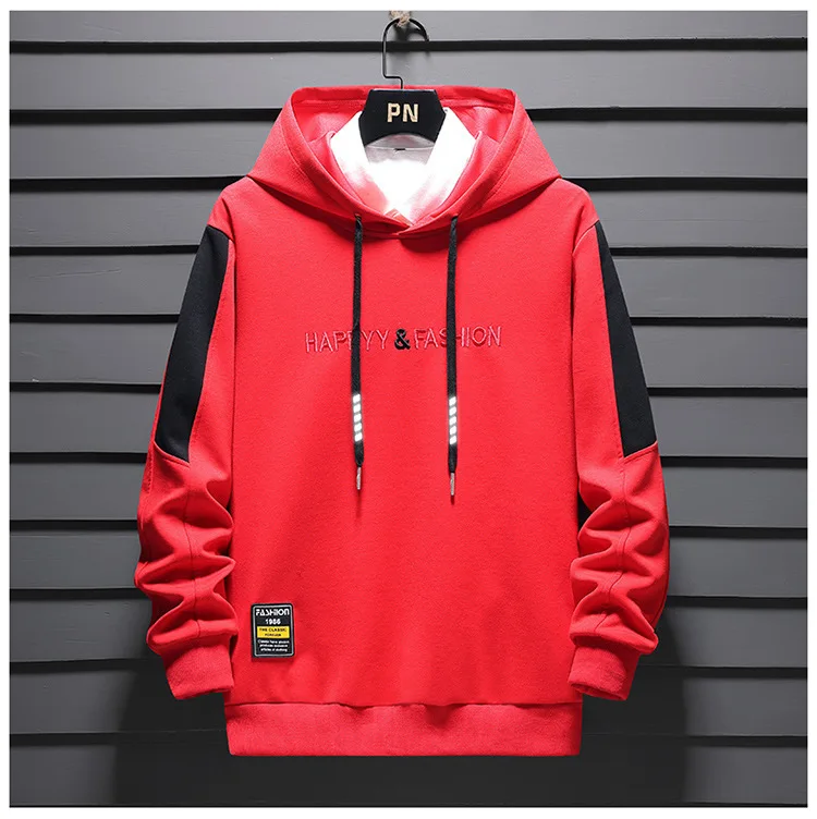 2024 New in Men's Hoodies Long Sleeve Cotton Hooded Shirt Male Spring Autumn Trend Big Size 9XL 10XL Large Sportswear Streetwear