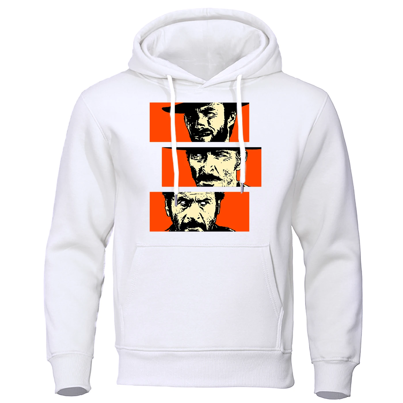 The Good The Bad And Ugly Blondie Angel Eyes Tuco Cowboy Hoodie Mens Quality Il Buono Brutto Cattivo Fleece Warm Sweatshirts