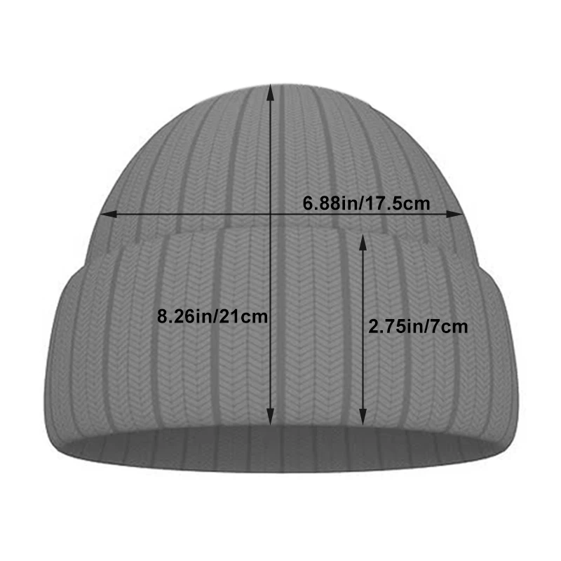 Unisex WY Letter Embroidery Beanies Autumn Winter Warm Hat Hip Caps for Women Men