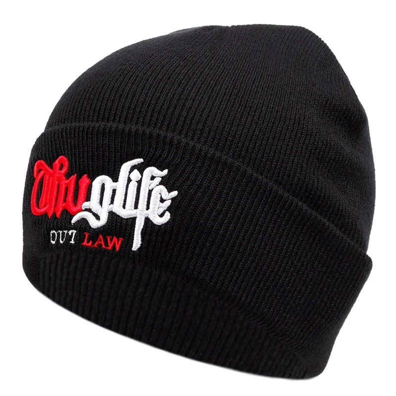 Fashion Solid Color Knitted Beanies Hat Winter Warm Ski Hats Male Women Black Skullies Caps Soft Elastic Cap Man Women Hats