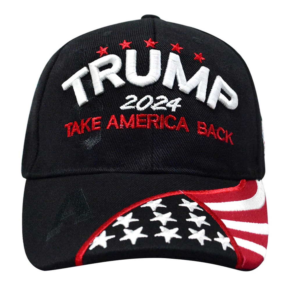 Stylish Donald Trump 2024 Cap USA Baseball Caps Keep America Great Snapback President Hat Embroidery Fashion Unisex Sunshade Hat