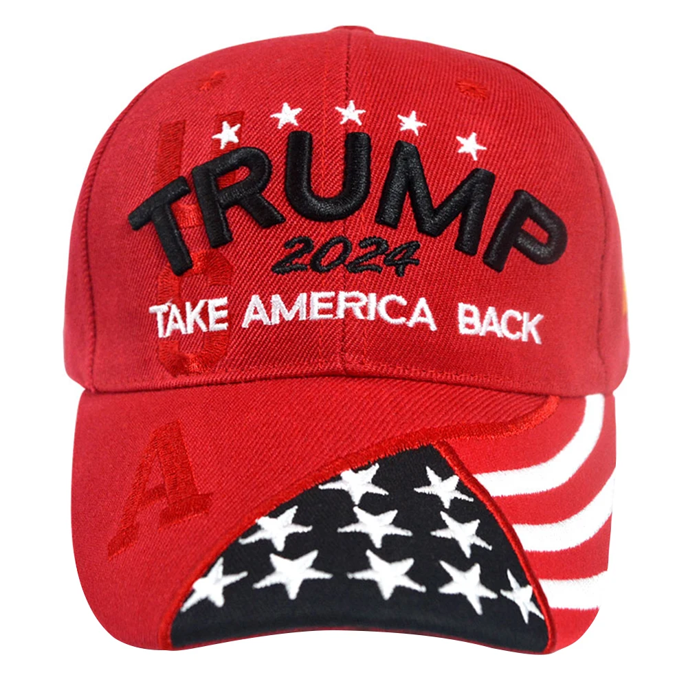 Stylish Donald Trump 2024 Cap USA Baseball Caps Keep America Great Snapback President Hat Embroidery Fashion Unisex Sunshade Hat