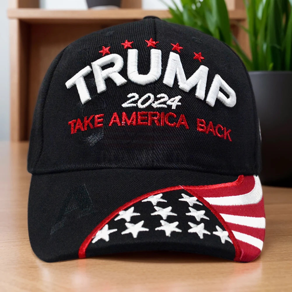 Stylish Donald Trump 2024 Cap USA Baseball Caps Keep America Great Snapback President Hat Embroidery Fashion Unisex Sunshade Hat