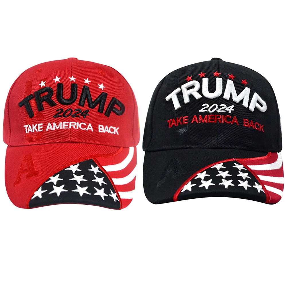 Stylish Donald Trump 2024 Cap USA Baseball Caps Keep America Great Snapback President Hat Embroidery Fashion Unisex Sunshade Hat