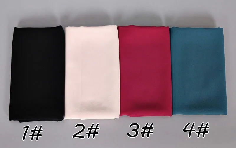 Bubble Chiffon Double Loop Instant Hijab Scarf Women Muslim Shawl Cape Foulard Islamic Headscarf Femme Musulman Bandana 180*75cm