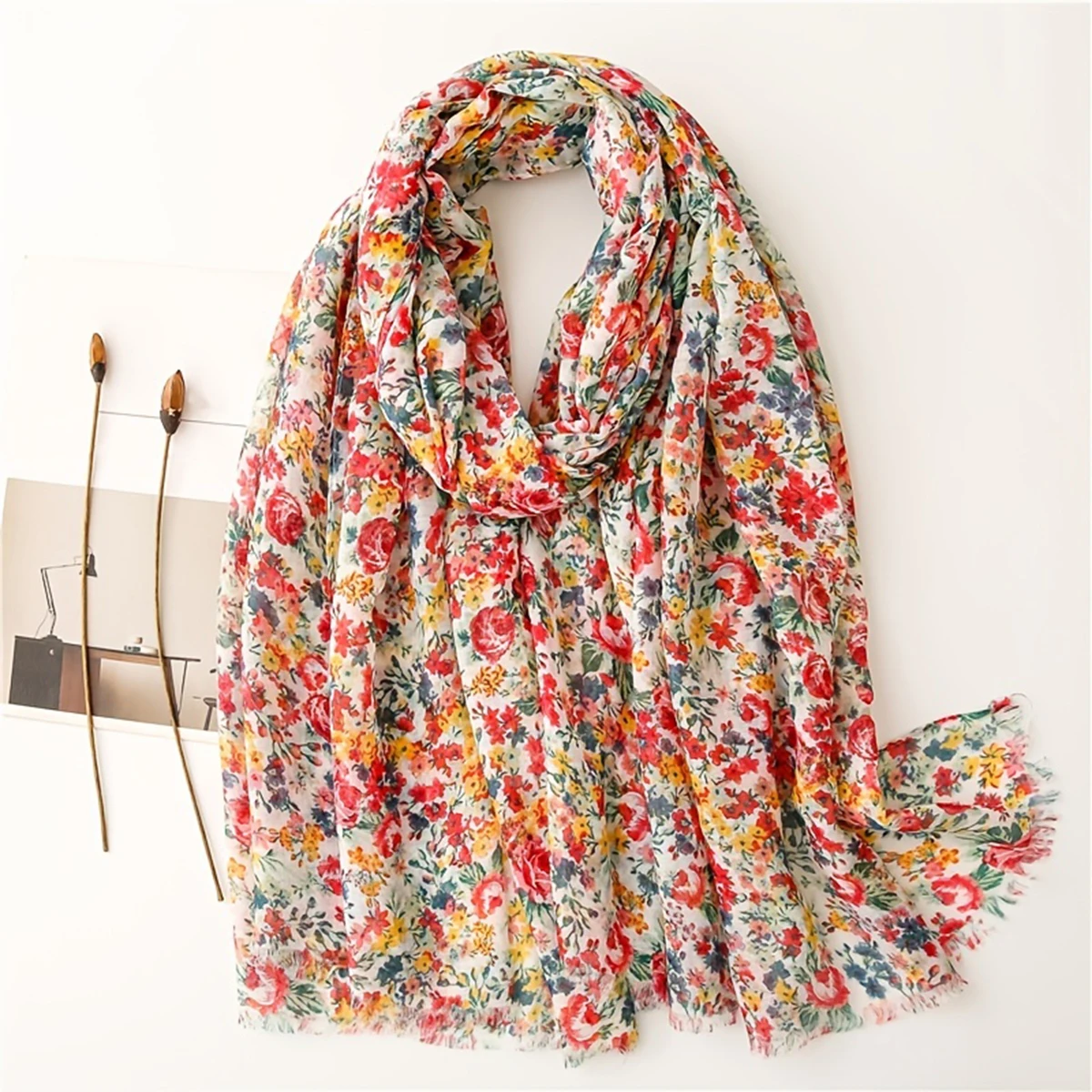 Hotsale Tassel Scarf Women Shawl Viscose Cotton Scarf Hijab Wraps 2024 Popular Muslim Hijabs Turban Headband Lady Soft Scarf